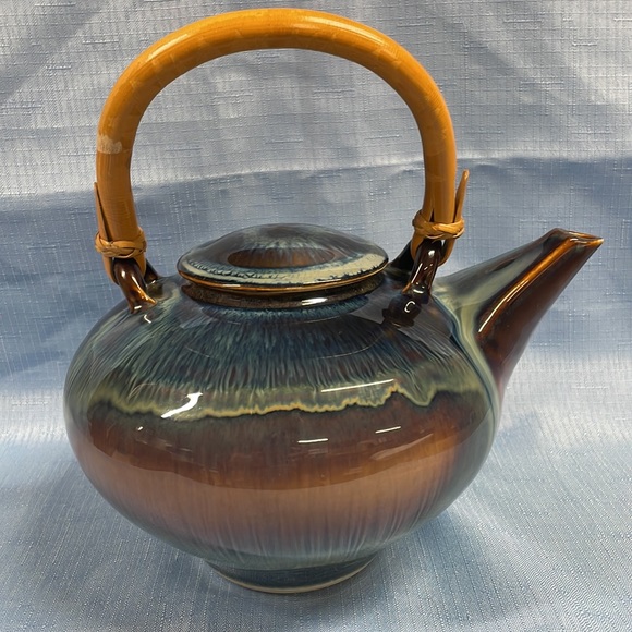Bill Campbell art pottery teapot - Picture 3 of 10